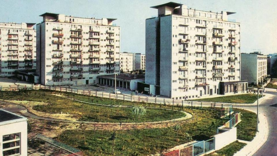 Osiedle XV-Lecia na pocztówce z okresu PRL-u (1)